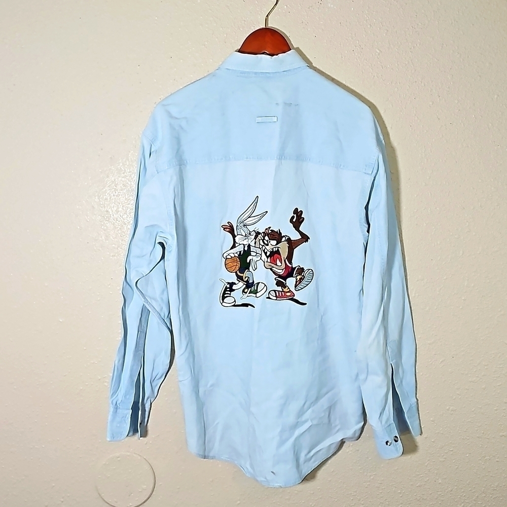 Acme Clothing Wstern Division Champions Bugs Bunny And Tasmanian Devil Shirt.